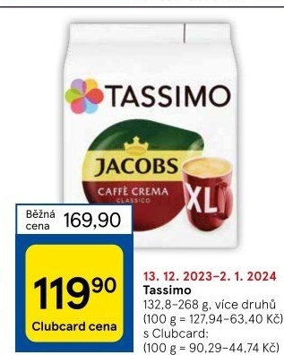 Kapsle Tassimo Jacobs
