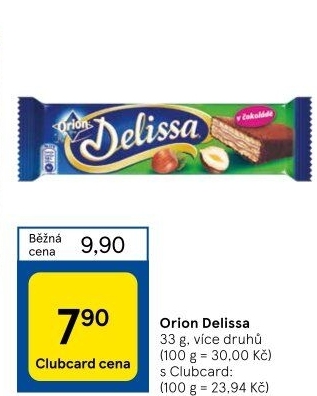 Oplatky celomáčené Delissa Orion