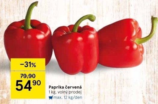 Paprika červená