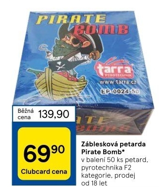 Petarda Pirate Bomb Tarra Pyrotechnik