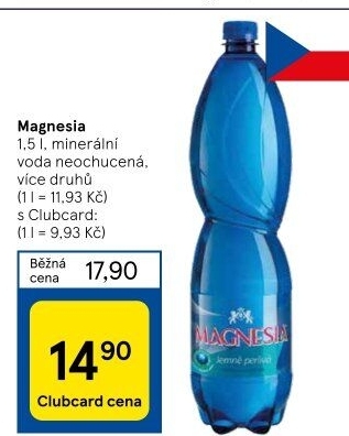 Přírodní voda Magnesia