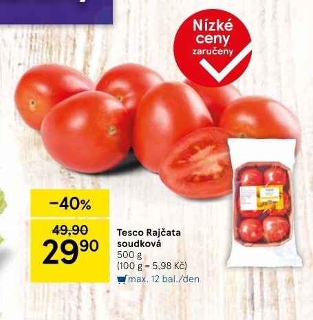 Rajčata soudková Tesco