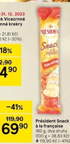 Sýr Snack Président