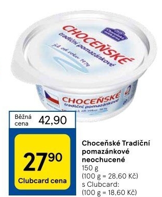 Tradiční pomazánkové Choceňské