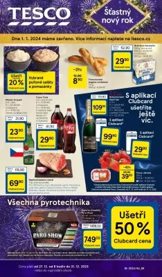 akční leták Tesco 27.12.2023-31.12.2023