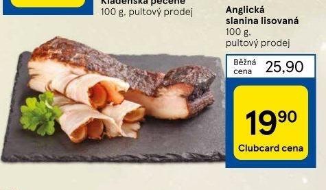 Anglická slanina lisovaná