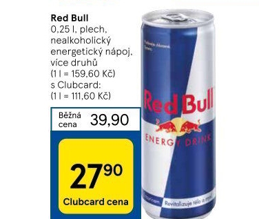 Energetický nápoj Red Bull