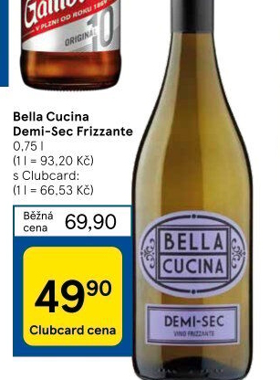 Frizzante Demi Sec Bella Cucina