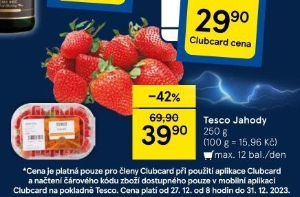 Jahody Tesco