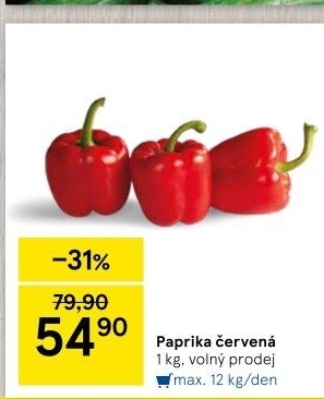 Paprika červená