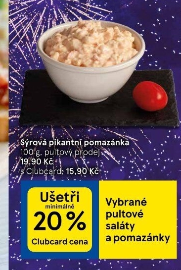 Pikantní sýrová pomazánka