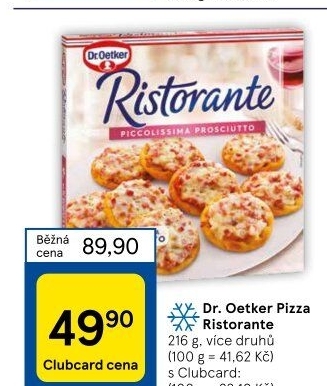 Pizza mražená Ristorante Dr. Oetker
