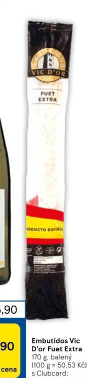 Salám Fuet extra Vic D'