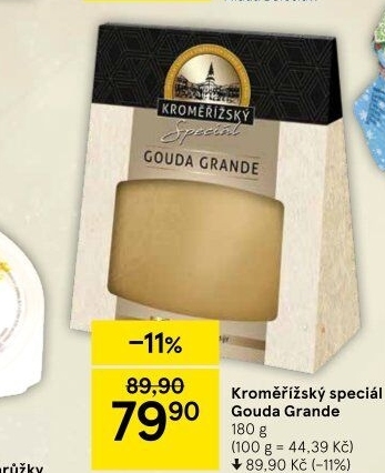Sýr Gouda Grande Kroměřížský speciál