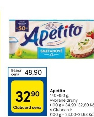 Sýr tavený Apetito
