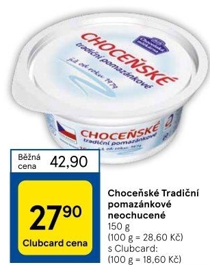 Tradiční pomazánkové Choceňské