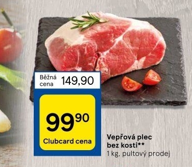 Vepřová plec bez kosti