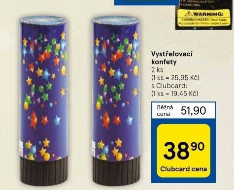 Vystřelovací konfety