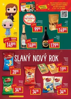 akční leták BILLA 27.12.2023-31.12.2023