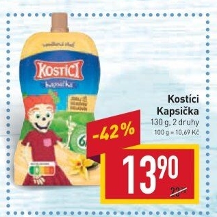 Kapsička Kostíci Danone