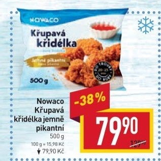 Křupavá křidélka mražená Nowaco