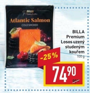 Losos uzený Premium Billa