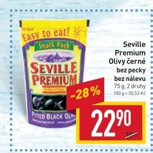 Olivy černé Seville Premium