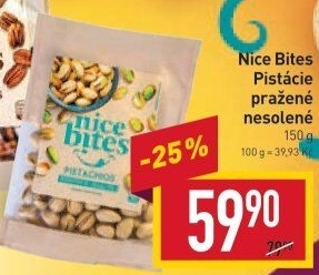 Pistácie pražené Nice Bites