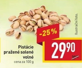 Pražené pistácie
