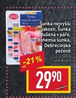 Šunka nejvyšší jakosti LE&amp