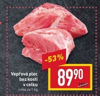 Vepřová plec bez kosti