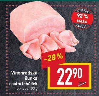 Vinohradská šunka nejvyšší jakosti