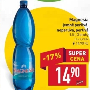 Přírodní voda Magnesia