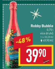 Sekt nealkoholický dětský Robby Bubble