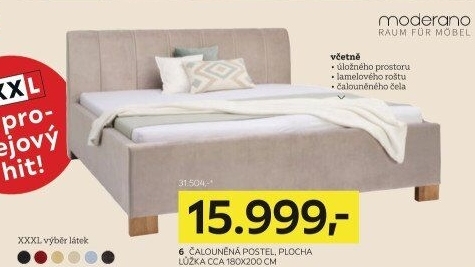 ČALOUNĚNÁ POSTEL
