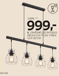 ZÁVĚSNÉ LED SVÍTIDLO