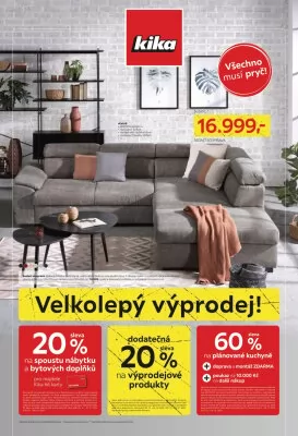 akční leták Kika nábytek 27.12.2023-14.1.2024