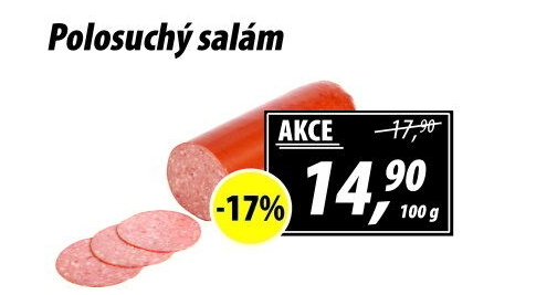 Polosuchý salám