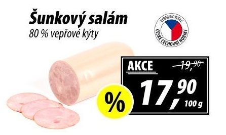 Šunkový salám vepřový