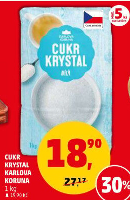 Cukr krystal Karlova Koruna