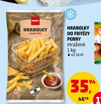 Hranolky mražené Penny