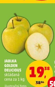 Jablka Golden Delicious