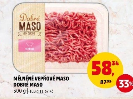 Maso mleté vepřové Dobré maso