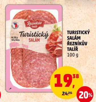 Salám turistický Řezníkův talíř