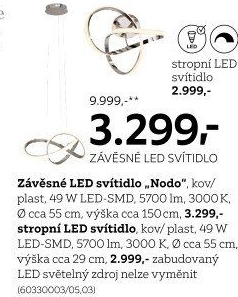 STROPNÍ LED SVÍTIDLO
