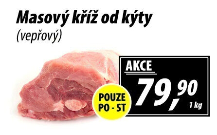 Masový kříž od kýty vepřový