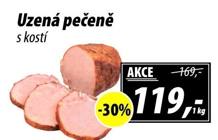Uzená pečeně s kostí
