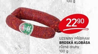 Brdská klobása Maso Příbram