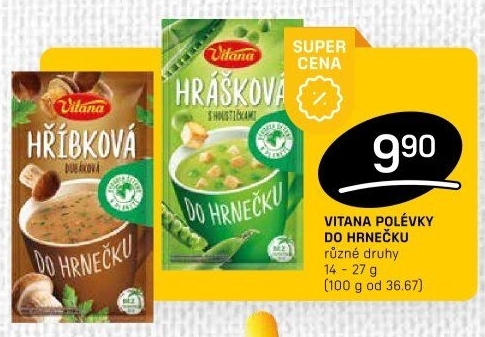 Instantní polévka do hrnečku Vitana
