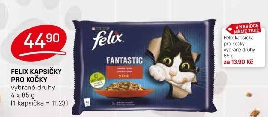 Kapsičky pro kočky Felix Purina